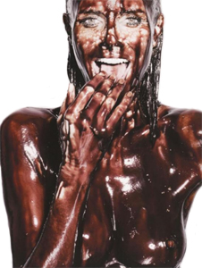 Heidi Klum in Chocolate