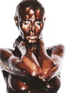 Heidi Klum in Chocolate